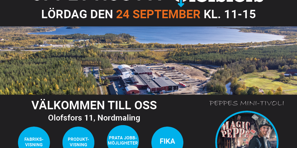 Olofsfors AB - Öppet Hus 24 september