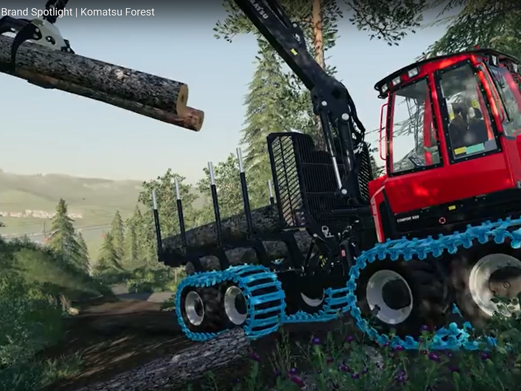 Kör skogsmaskin med Olofsforsband i nytt TV-spel